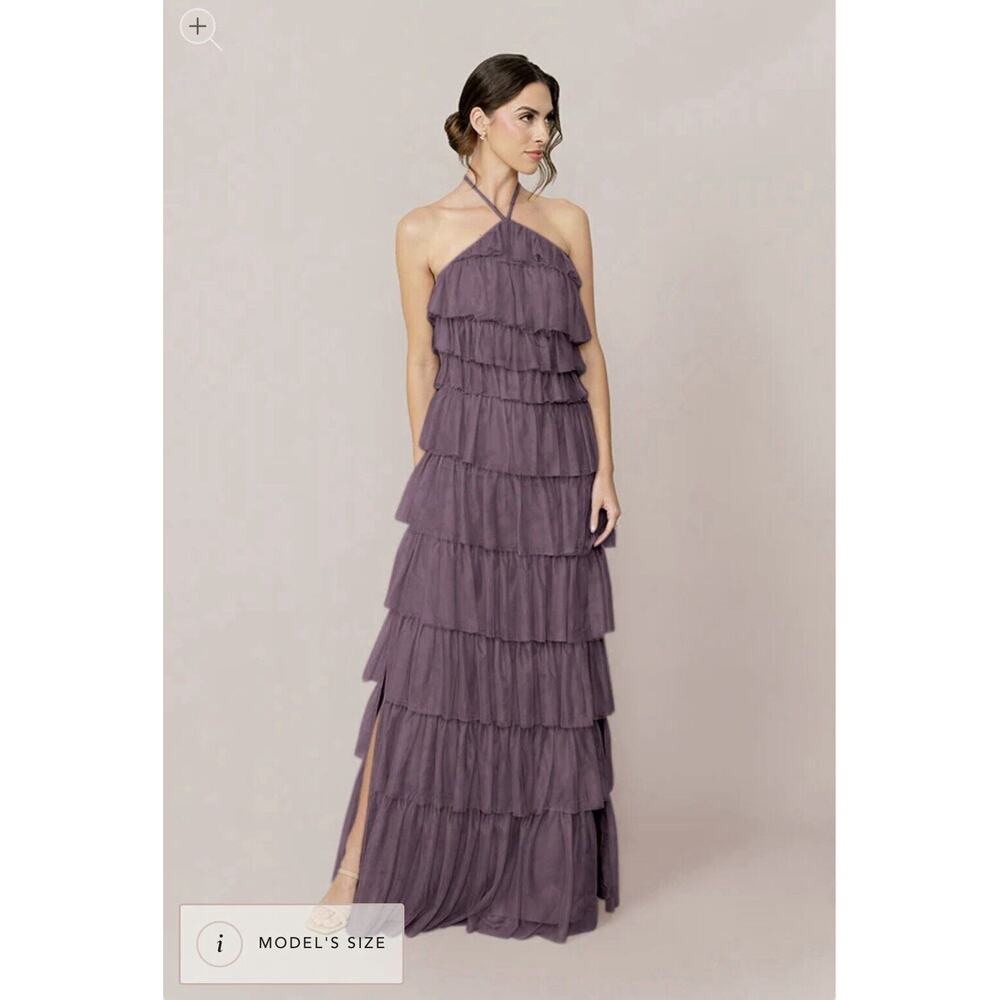 Revelry Carrie Tulle Dress In Purple Size 4?